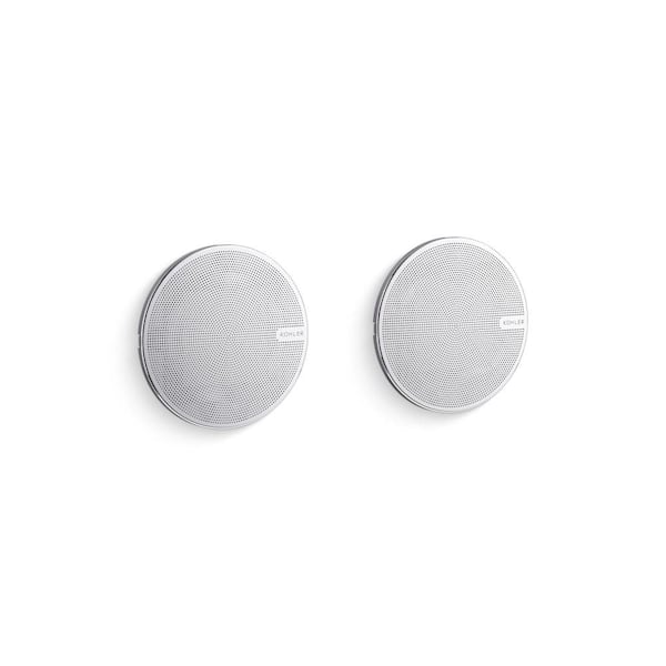 Sound Tile Shower Speakers in Polished Chrome