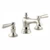 KOHLER Bancroft 8 in. Widespread 2-Handle Low-Arc Bathroom Faucet in ...