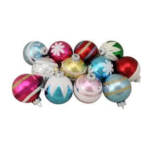 2 pieces Clear Plastic Ball fillable Ornament favor wrapped candy look 1.5" ball 