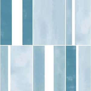 Azure 12 in. W x 12 in. L Blue Peel & Stick Vinyl Tile Flooring (20 sq. ft./case)