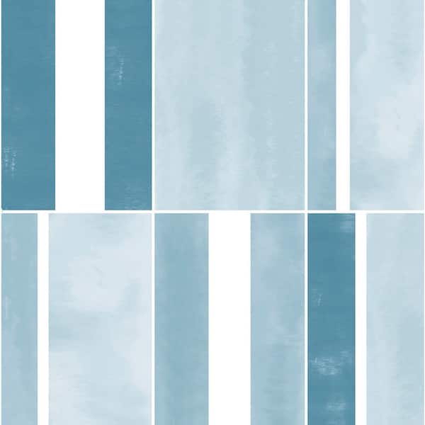 FloorPops Azure 12 in. W x 12 in. L Blue Peel & Stick Vinyl Tile Flooring (20 sq. ft./case)