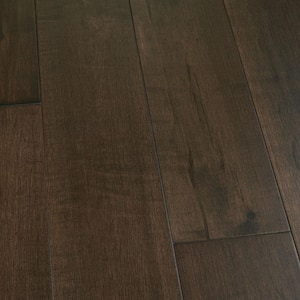 Hermosa Maple 3/8 in. T x 6.5 in. W Water Resistant Wire Brushed Engineered Hardwood Flooring (23.6 sq. ft./case)