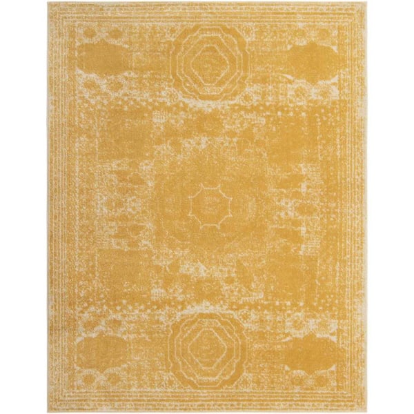Unique Loom Bromley Wells Yellow 8' 0 x 10' 0 Area Rug