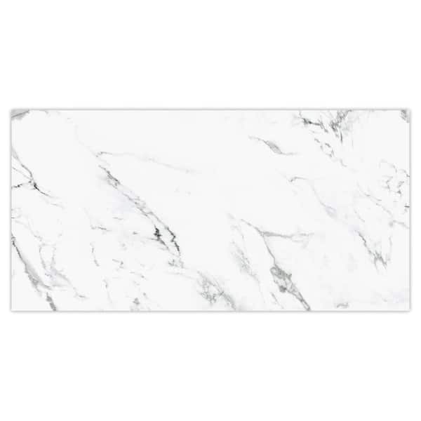 Merola Tile Timeless Calacatta 12-7/8 in. x 25-5/8 in. Porcelain Floor and Wall Tile (13.98 sq. ft./Case)
