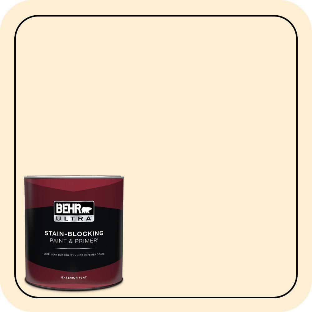 1 qt. #YL-W03 Honied White Flat Exterior Paint & Primer price history on PriceWatchPro