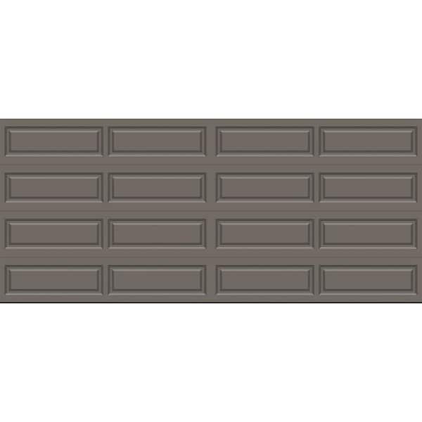 Clopay Classic Steel Long Panel 16 ft. x 7 ft. Insulated 12.9 R-Value Bronze Garage Door without windows