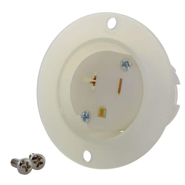 15/20A 125V Household Flanged Outlet UL and C-UL Listed