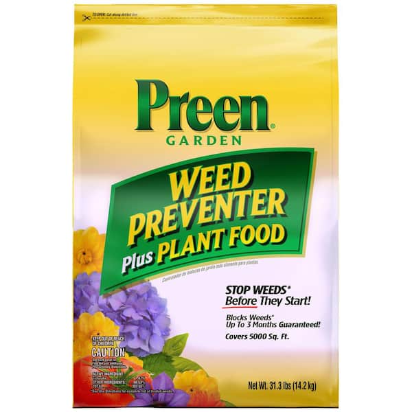 Preen 31.3 lbs. Garden Weed Preventer Plus Plant Food