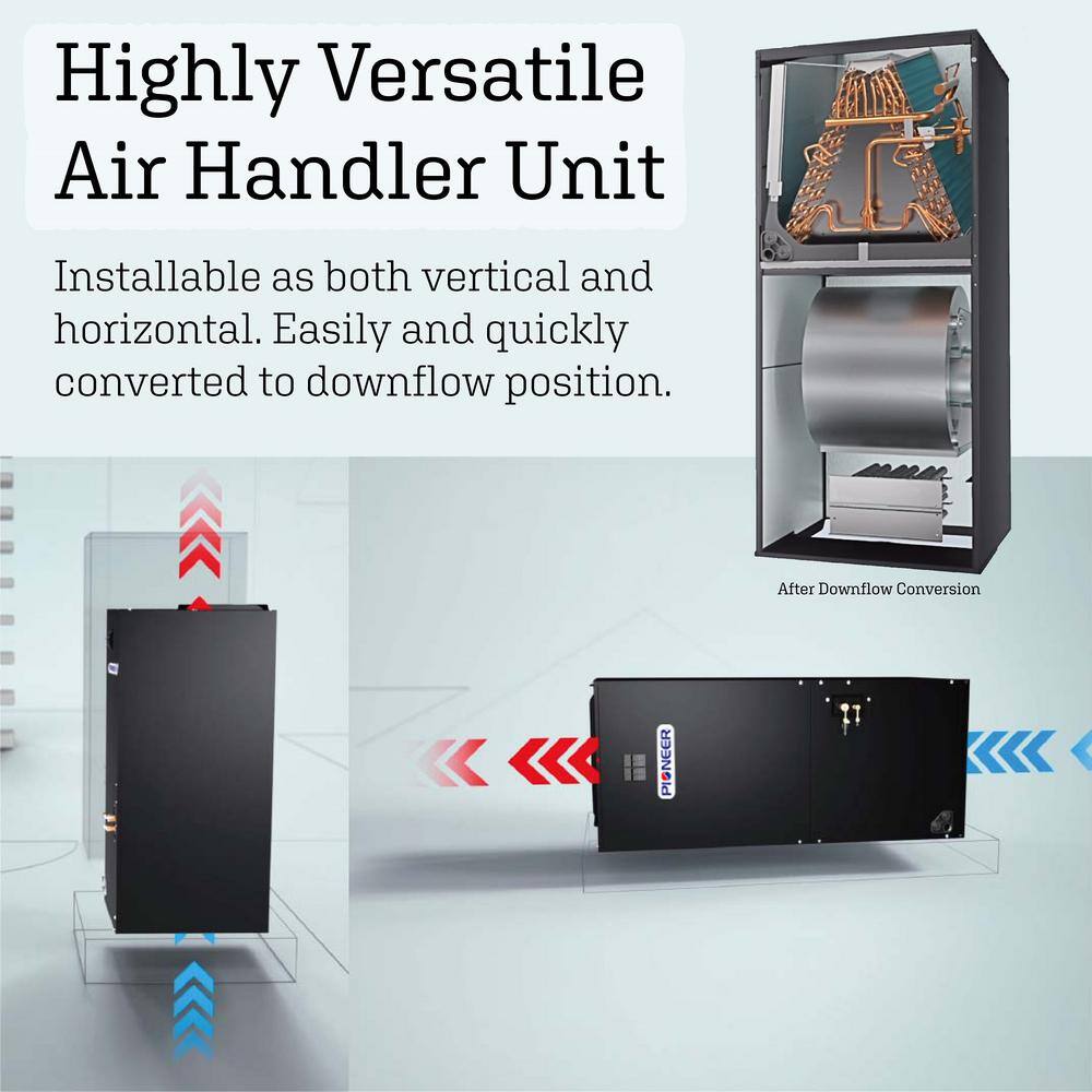 24,000 BTU Gray Ducted Central Split Air Conditioner Heat Pump System