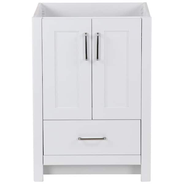 Home Decorators Collection Westcourt 24 in. W x 22 in. D x 34 in. H Bath Vanity Cabinet Only in White
