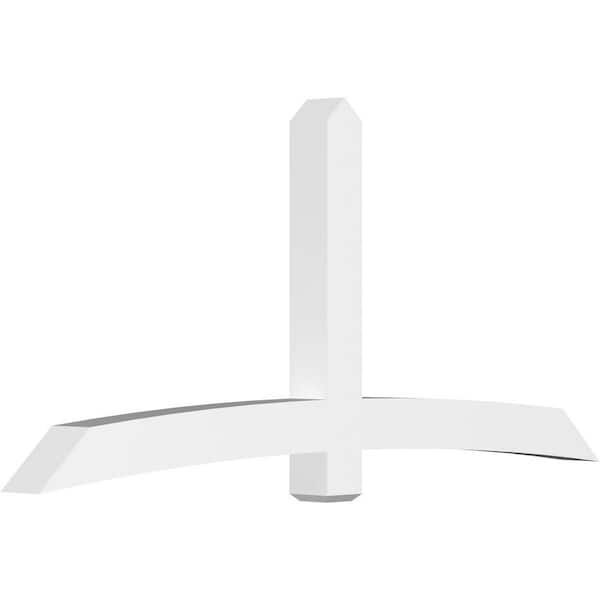 Ekena Millwork Bellingham 96 in. W x 44 in. H x 6 in. D Signature Polyurethane Bracket