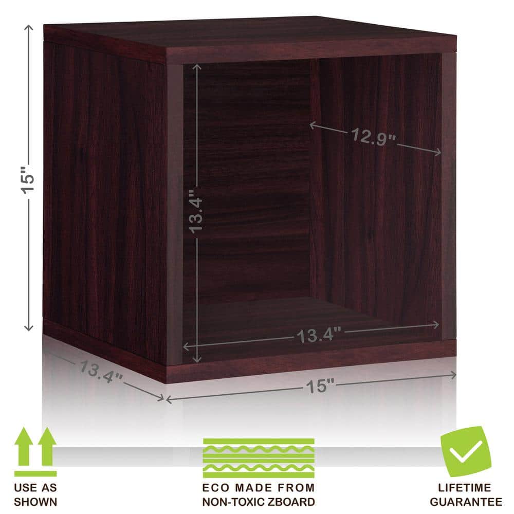 Espresso zBoard Modular Kids Storage Cube for Toys and Records