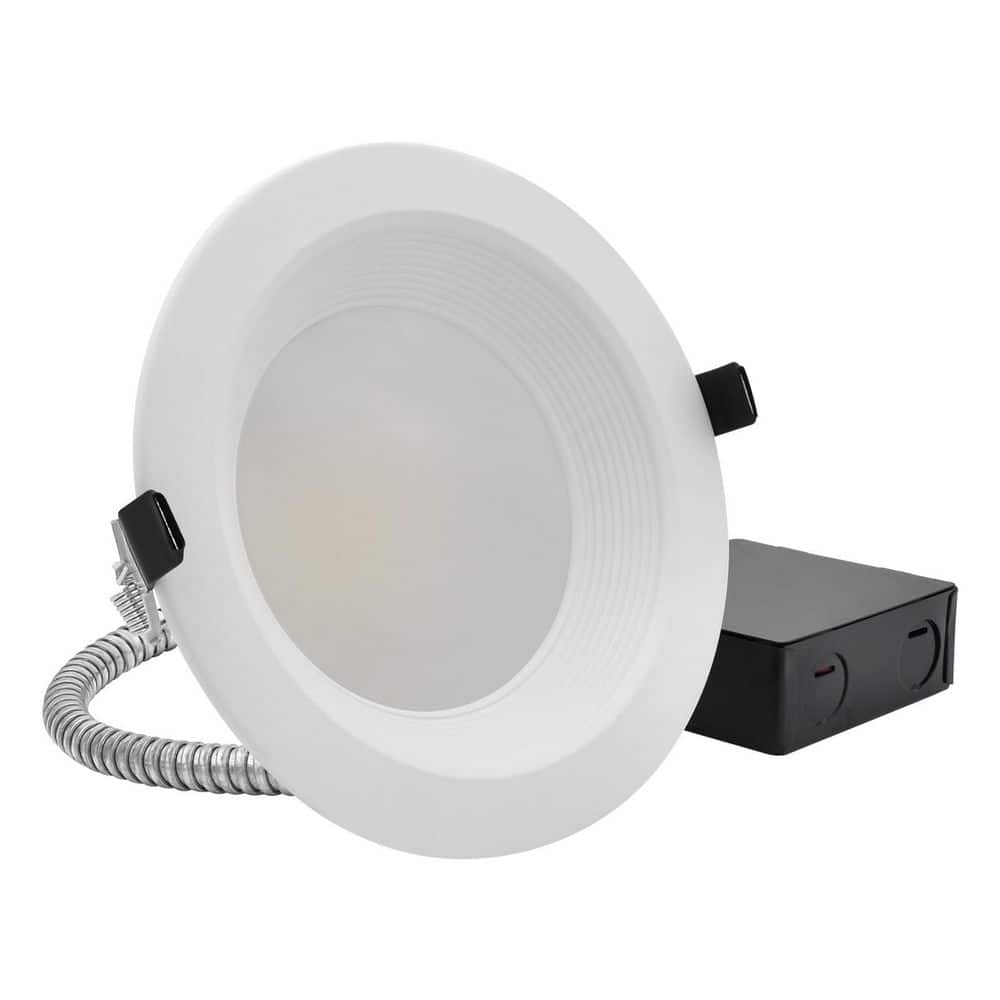 6 In. Integrated LED Commercial Recessed Light, 5CCT, Dimmable, 12W-20W, Up to 1900LM, IC Rated 120-277V ETL Baffle Trim price history on PriceWatchPro