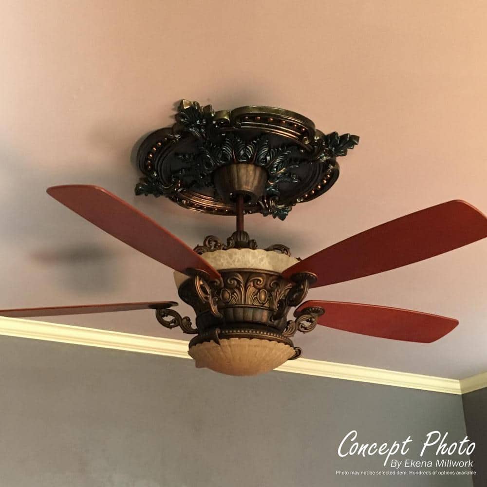 Iridescent Gold Decorative Ceiling Medallion