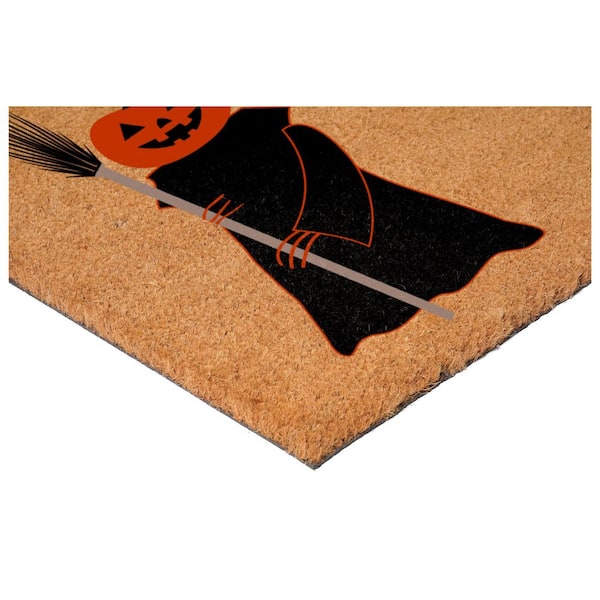Scary Pumpkin Keep Out 24 in. x 36 in. MulticoloredIndoor/Outdoor Doormat