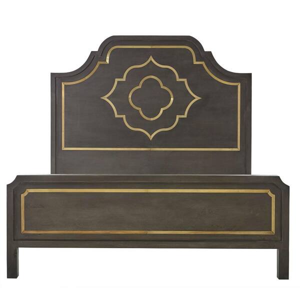 Home Decorators Collection Laila Slate Brown King Bed