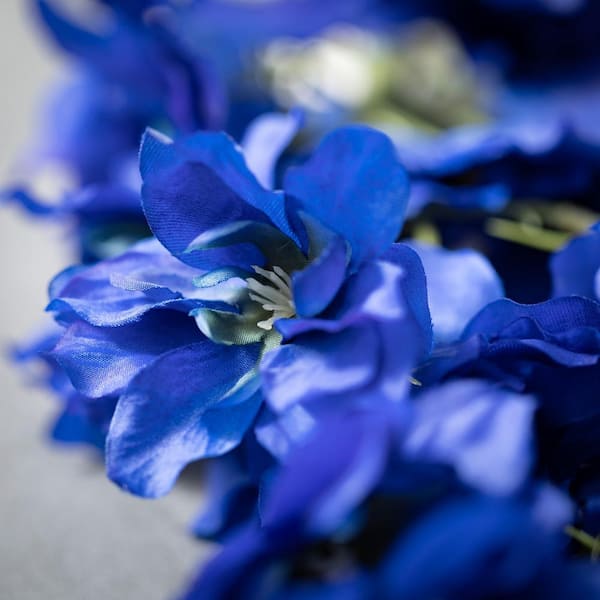 Natural Touch Artificial Delphinium Flower in Cobalt Blue - 47