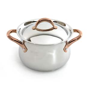 Ouro Gold 18/10 SS Covered Dutch Oven 8 in.