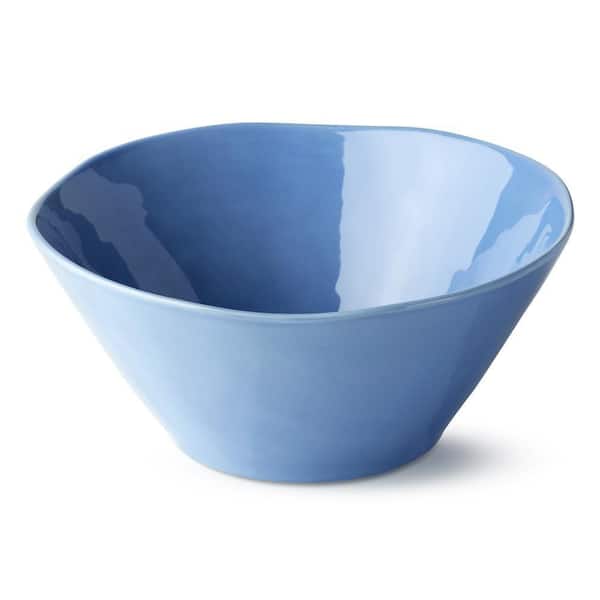Cloudy Sky 88 fl. oz. Blue Stoneware Deep Bowl