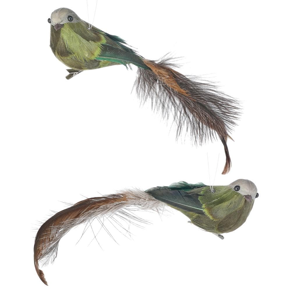 "14"" Deer Valley Feather Bird Clip Ornament Set of 2" price history on PriceWatchPro