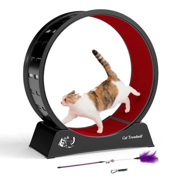 COZIWOW Cat Treadmill Exercise Wheel Lockable, Large