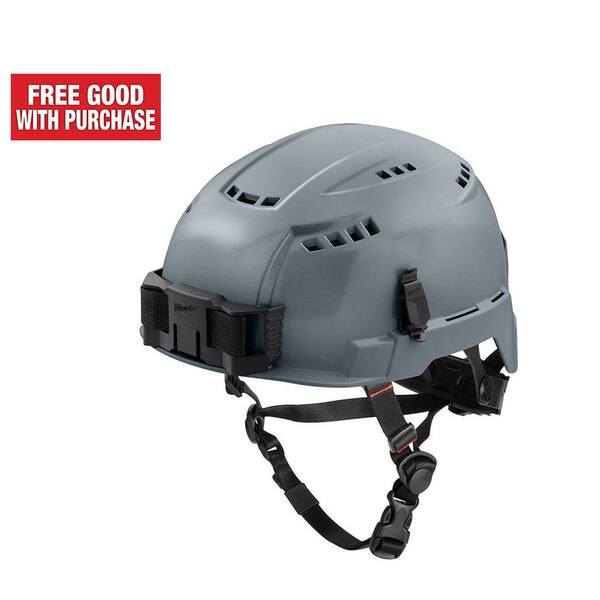 Milwaukee BOLT Gray Type 2 Class C Vented Safety Helmet 48731334 The Home Depot