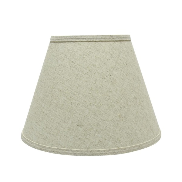 Aspen Creative Corporation 13 in. x 9.5 in. Beige Hardback Empire Lamp Shade