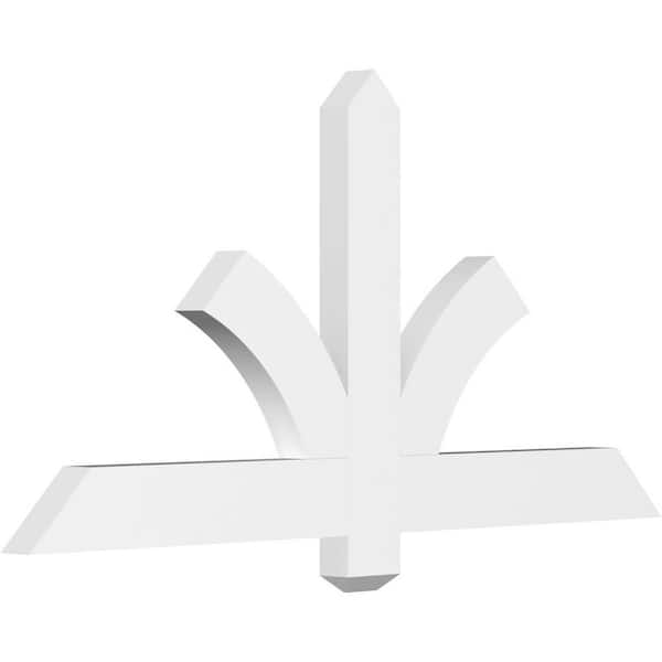 Ekena Millwork Redmond 48 in. W x 24 in. H x 2 in. D Signature Polyurethane Bracket