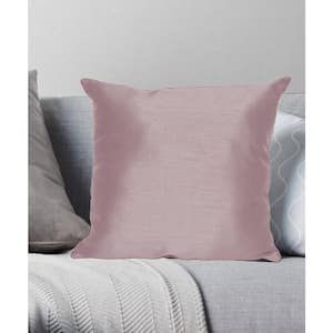 Faux Silk Decorative Pillow Standard in Solid Lavender