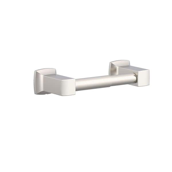 Gerber Fairbanks Wall-Mount Double Post Toilet Paper Holder in Brushed Nickel