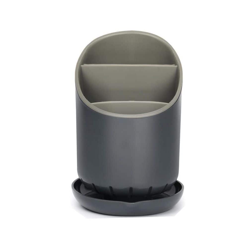 Black Ceramic Kitchen Utensil Holder with Detachable Base, Self-Draining Flatware Storage Crock for Countertop price history on PriceWatchPro