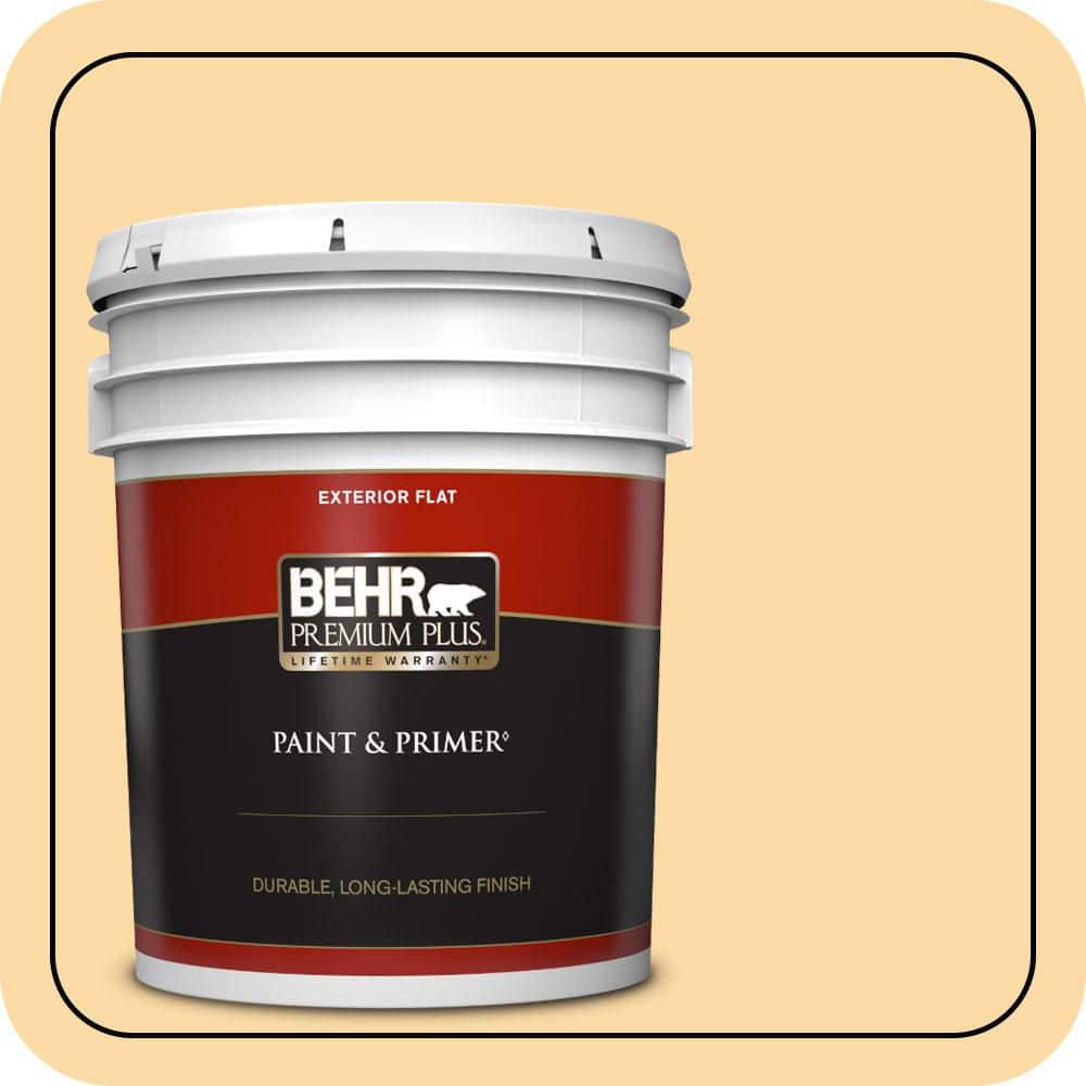 5 gal. #M290-3 Corn Stalk Flat Exterior Paint & Primer product image for price tracking