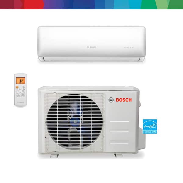 Bosch Max Performance Pro Pack 24,000 BTU 2-Ton Ductless Mini Split Air Conditioner and Heat Pump No Line Set 230V 8733955248 - The Home Depot
