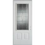 Stanley Doors 36 in. x 80 in. Victoria Zinc 3/4 Lite 1-Panel ...