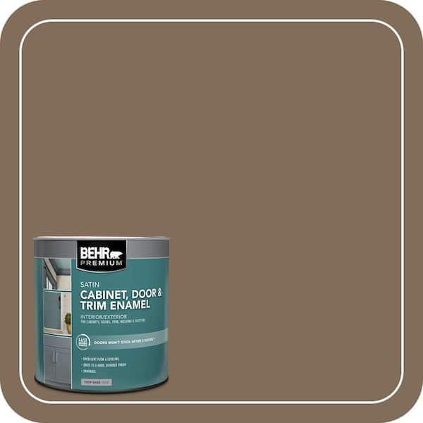 BEHR PREMIUM 1 qt. #MQ2-49 Kaffee Satin Enamel Interior/Exterior