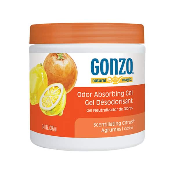Gonzo Natural Magic 14 oz. Scentillating Citrus Odor Absorbing Gel