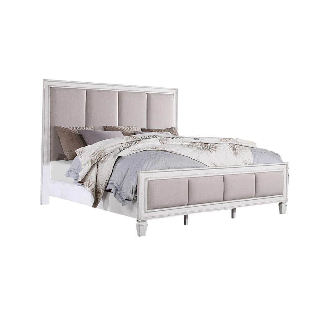 Acme Furniture Katia Gray Frame King Platform Bed BD00659EK - The Home Depot