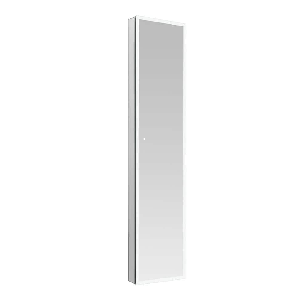 Edge Royale 15 in. W x 70 in. H Rectangular Medicine Cabinet with Mirror, R