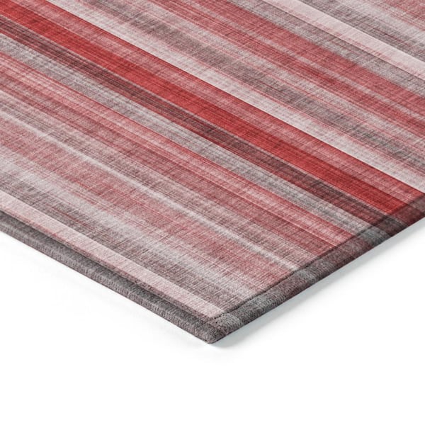 Chantille ACN543 Red 8 ft. x 10 ft. Machine Washable Indoor/Outdoor Geometric Area Rug