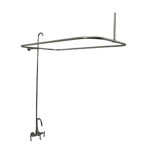 3-Handle Claw Foot Tub Faucet without Hand Shower in Polished Chrome