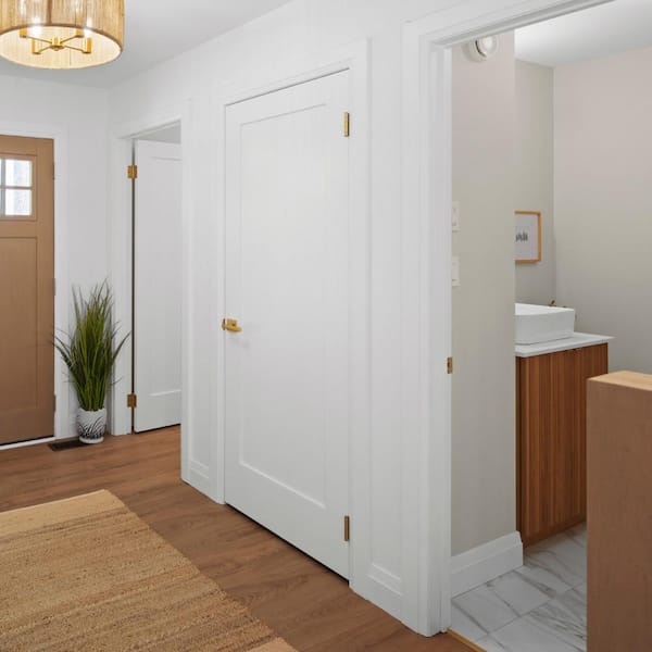 Alexandria Moulding 3068 36 in. W x 80 in. H 1 Panel Square Shaker
