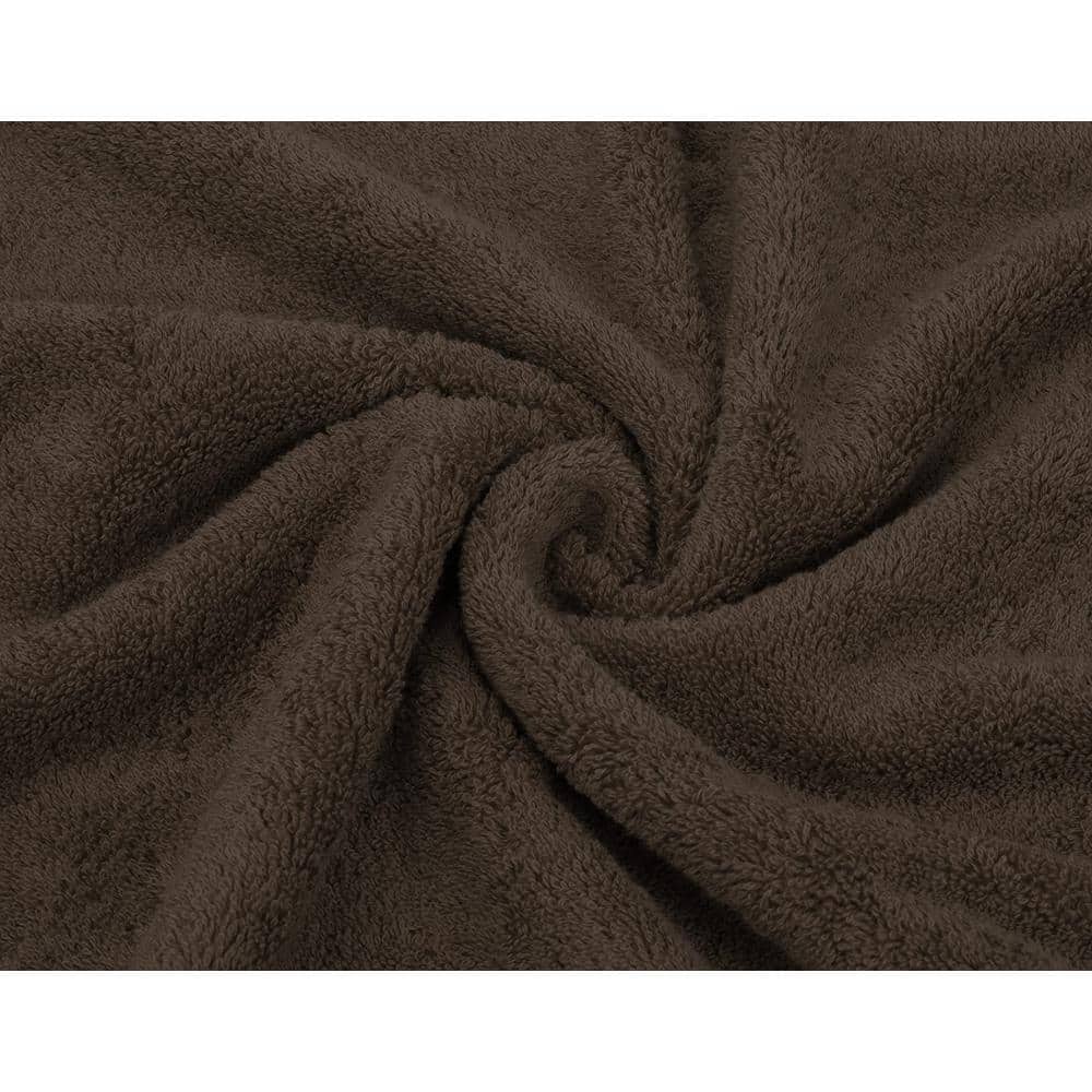 Luxury Brown Turkish Cotton 6-Piece Towel Set