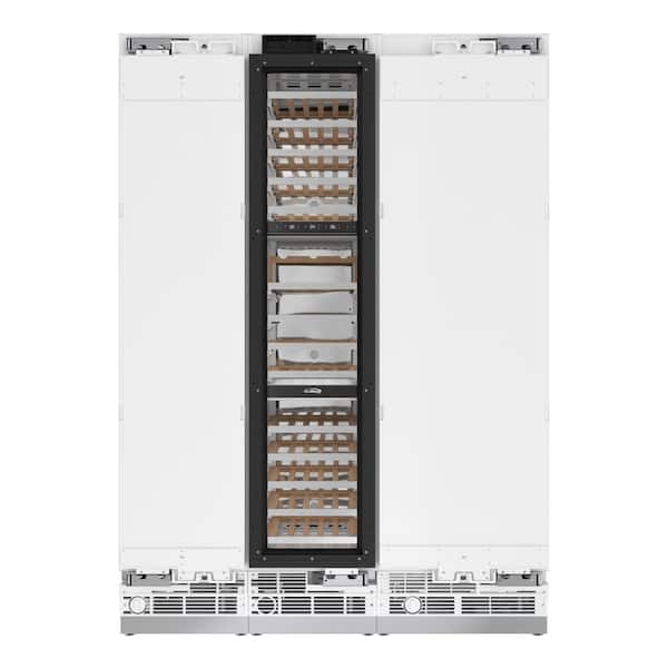 Reserve Panel Ready 24 in. 12.5 cu. ft. Refrigerator with an 18 in. 68-Bottle Wine Cooler and 18 in. 8.6 cu. ft. Freezer