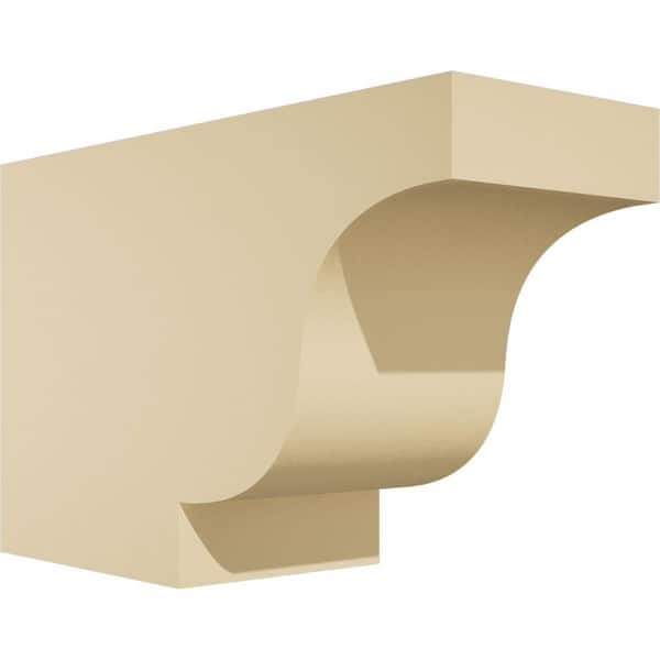 Ekena Millwork Standard Newport 6 in. W x 10 in. H x 16 in. D Signature Urethane Rafter Tail Outlooker