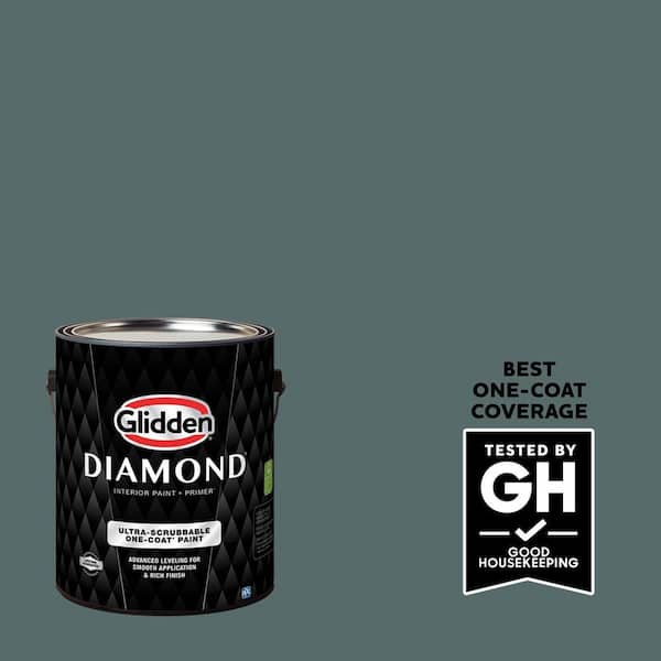 Glidden Diamond 1 gal. PPG1145-6 Juniper Berry Semi-Gloss Interior Paint with Primer
