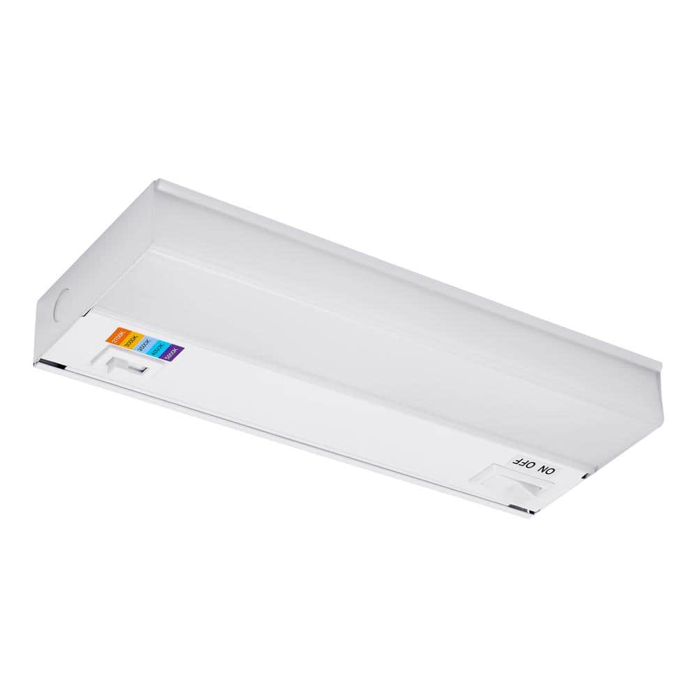 9-inch Adjustable White Aluminum LED Under Cabinet Light