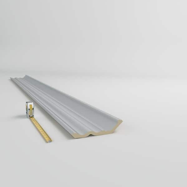 Ekena Millwork Lincoln 4.875 in. D x 8.625 in. W x 96 in. L Polyurethane Crown Moulding