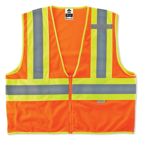 GLoWEAR 8230ZS/M Orange Hi-Vis Type R Class 2 Two-Tone Vest