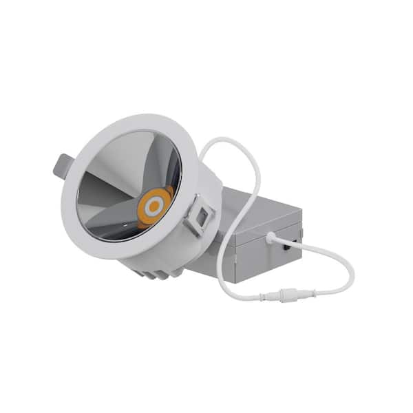 InfiBrite 50 Deg Angle 4 in. 5CCT Selectable White New Construction 12-Watt 960-Lumens 0/10-Volt Dimmable LED Light 120/277-Volt