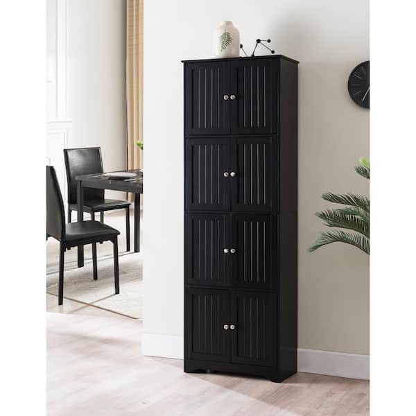 Signature Home SignatureHome Lyons Black Finish 68 in. H 8 - Door